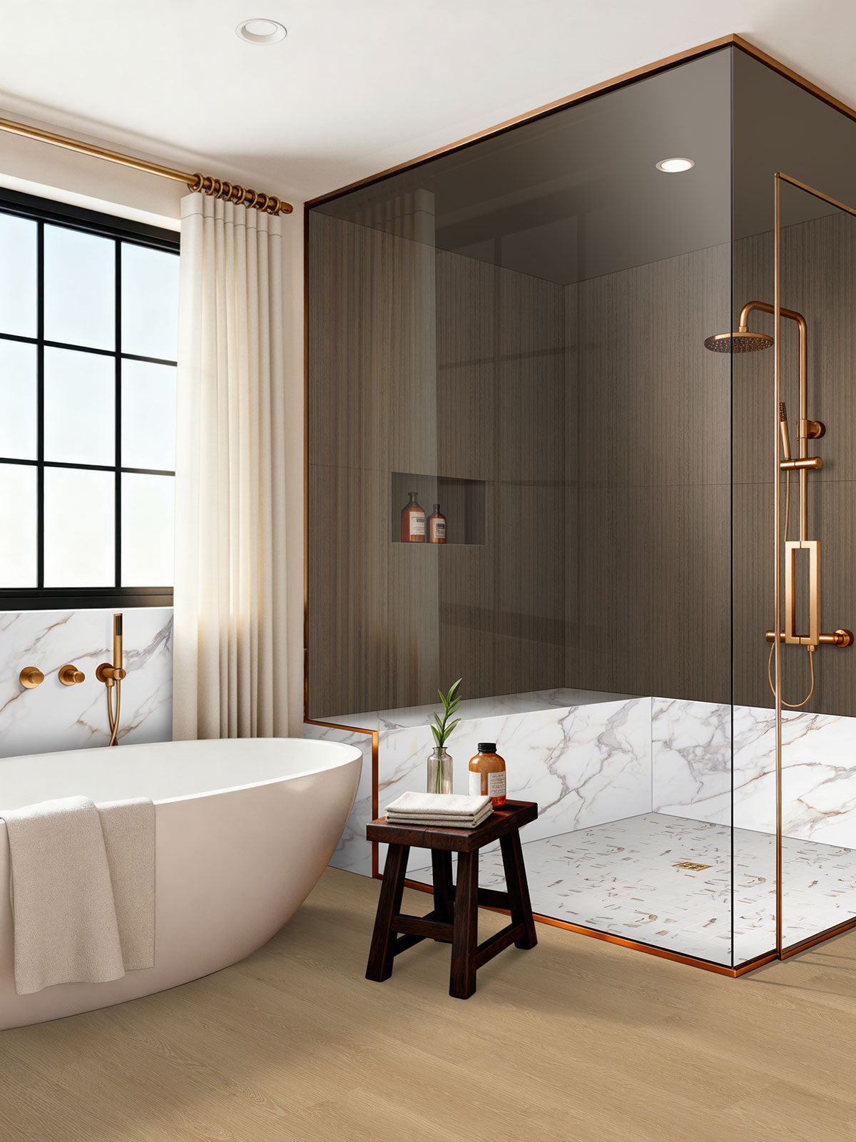 MSI Urbanslat Flute Umber Wall Tile