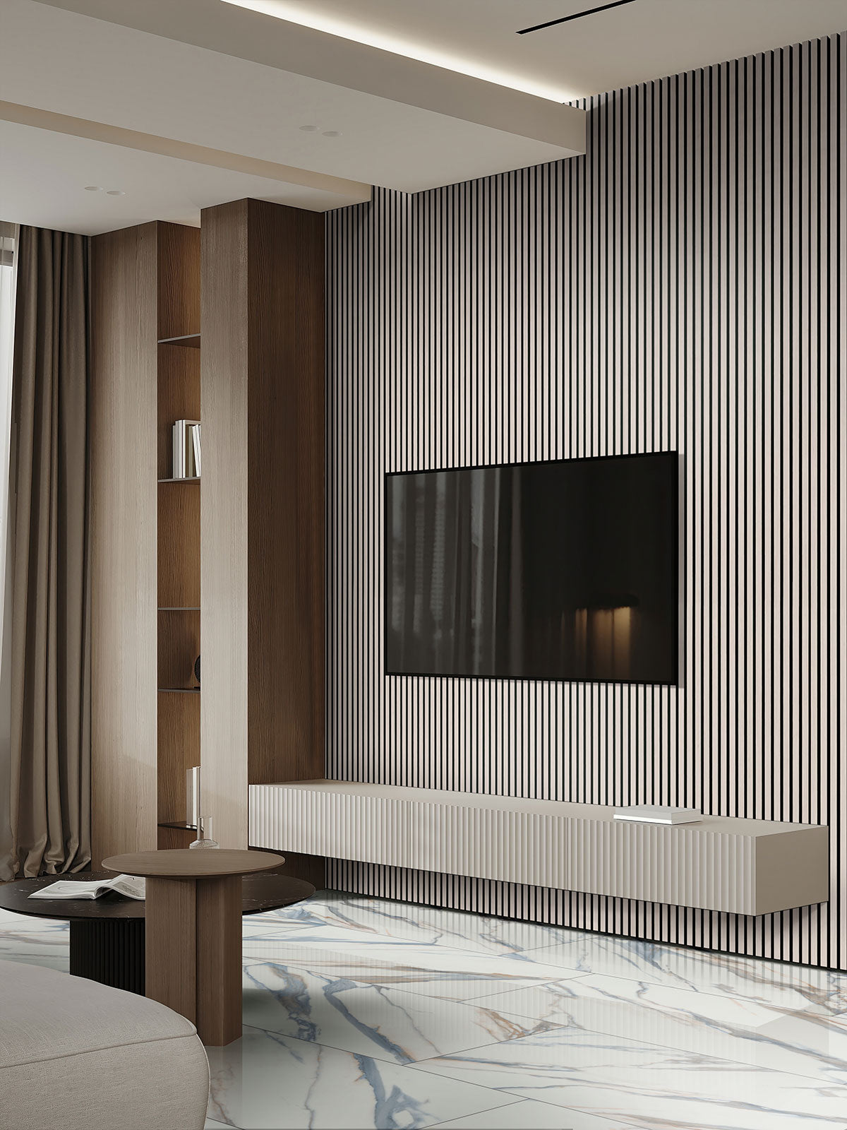 MSI Fog Acoustic Wood Slat Panels