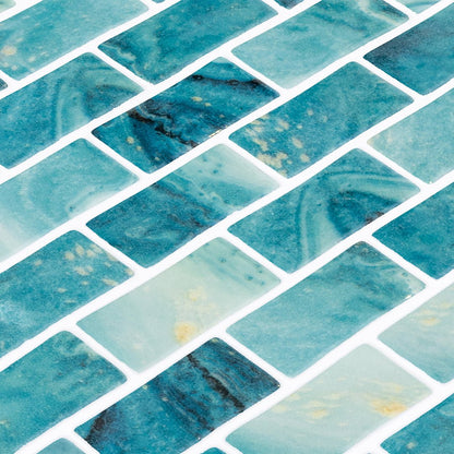 Forest Aqua, 1" x 2" - Glass Tile - view 12