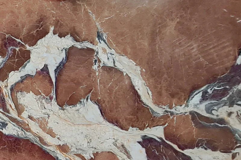 Fusion Berry Exotic Bookmatching Polished Marble Slab