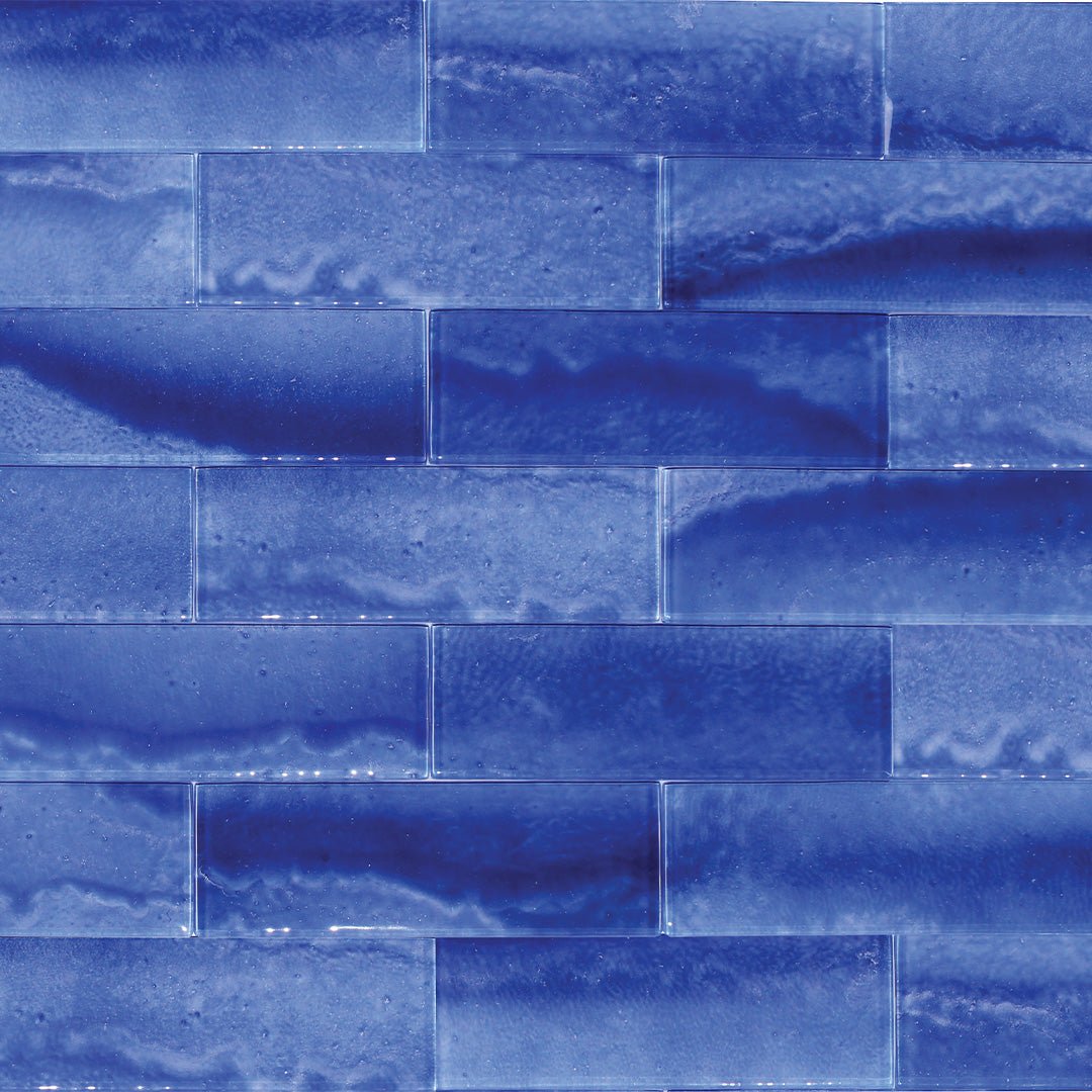 Gemstone Royal Blue, 3" x 9" - Glass Tile - view 4