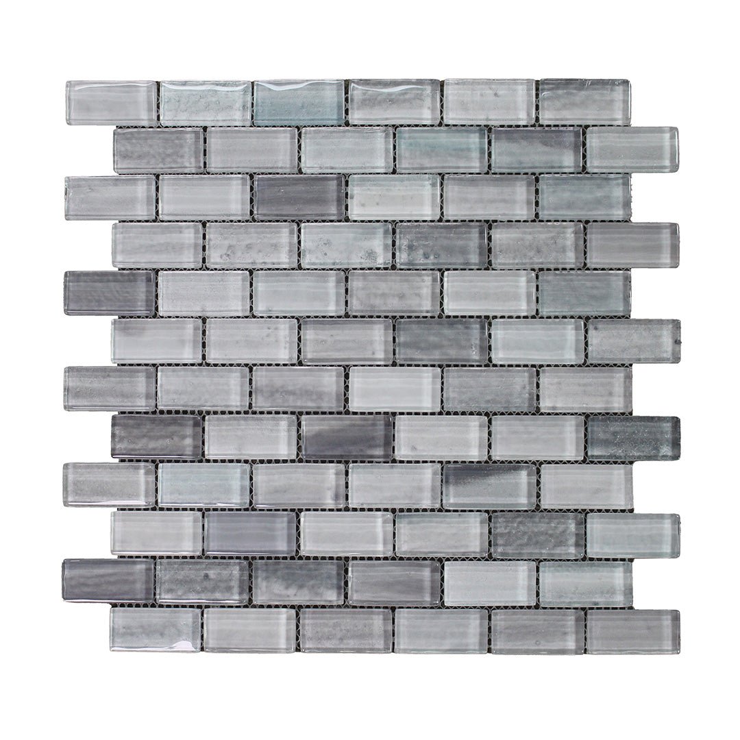 Gemstone Silver, 1" x 2" - Glass Tile - view 4
