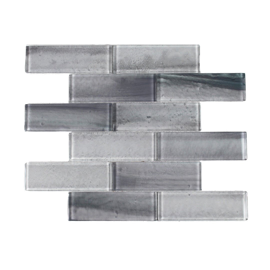 Gemstone Silver, 2" x 6" - Glass Tile - view 4