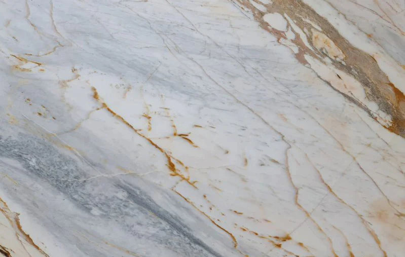 Giallo Gray Bookmatching Polished Marble Slab