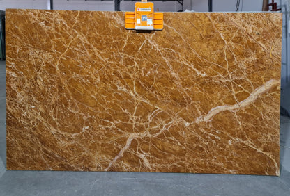 Giallo Siena Bookmatching Polished Marble Slab