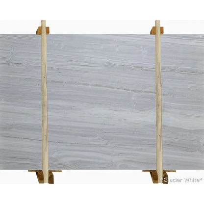 Glacier White Bookmatching Polished Marble Vein-cut Slab