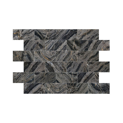 Golden Black Marble Polished Floor and Wall Tile