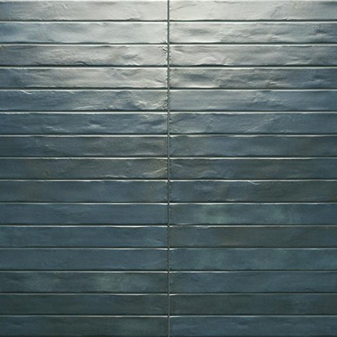 Graffiti Blue, 2" x 18" - Porcelain Tile - view 7