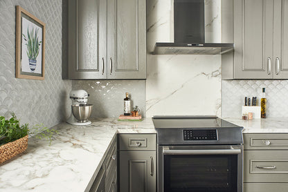 MSI Gray Glossy Fish Scale Pattern Mosaic