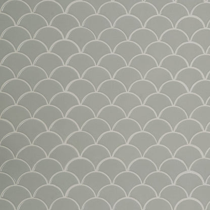 MSI Gray Glossy Fish Scale Pattern Mosaic