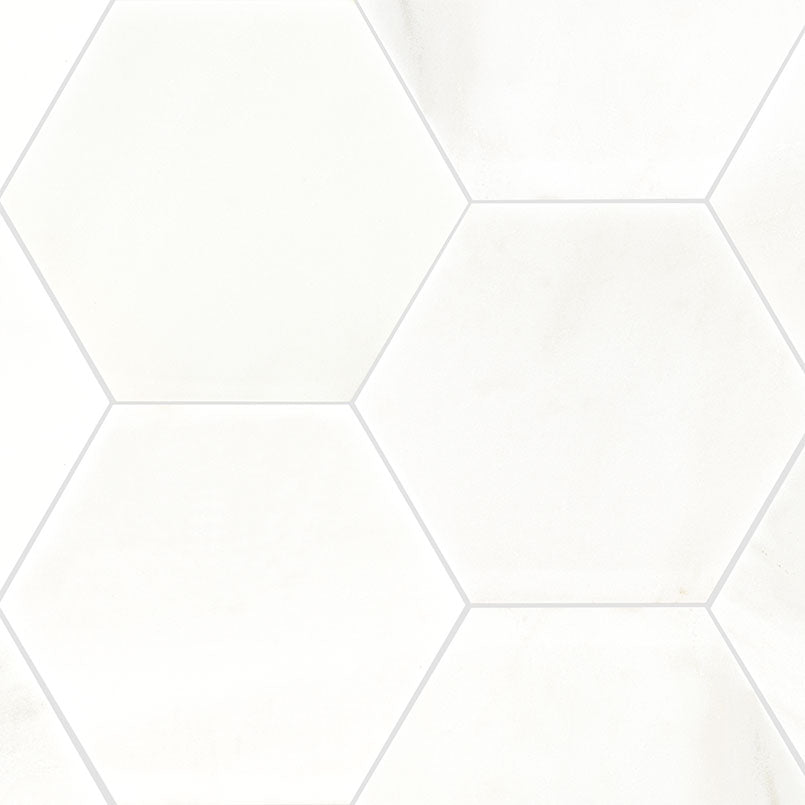 MSI Greecian White 8" Hexagon Polished