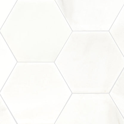 MSI Greecian White 8" Hexagon Polished