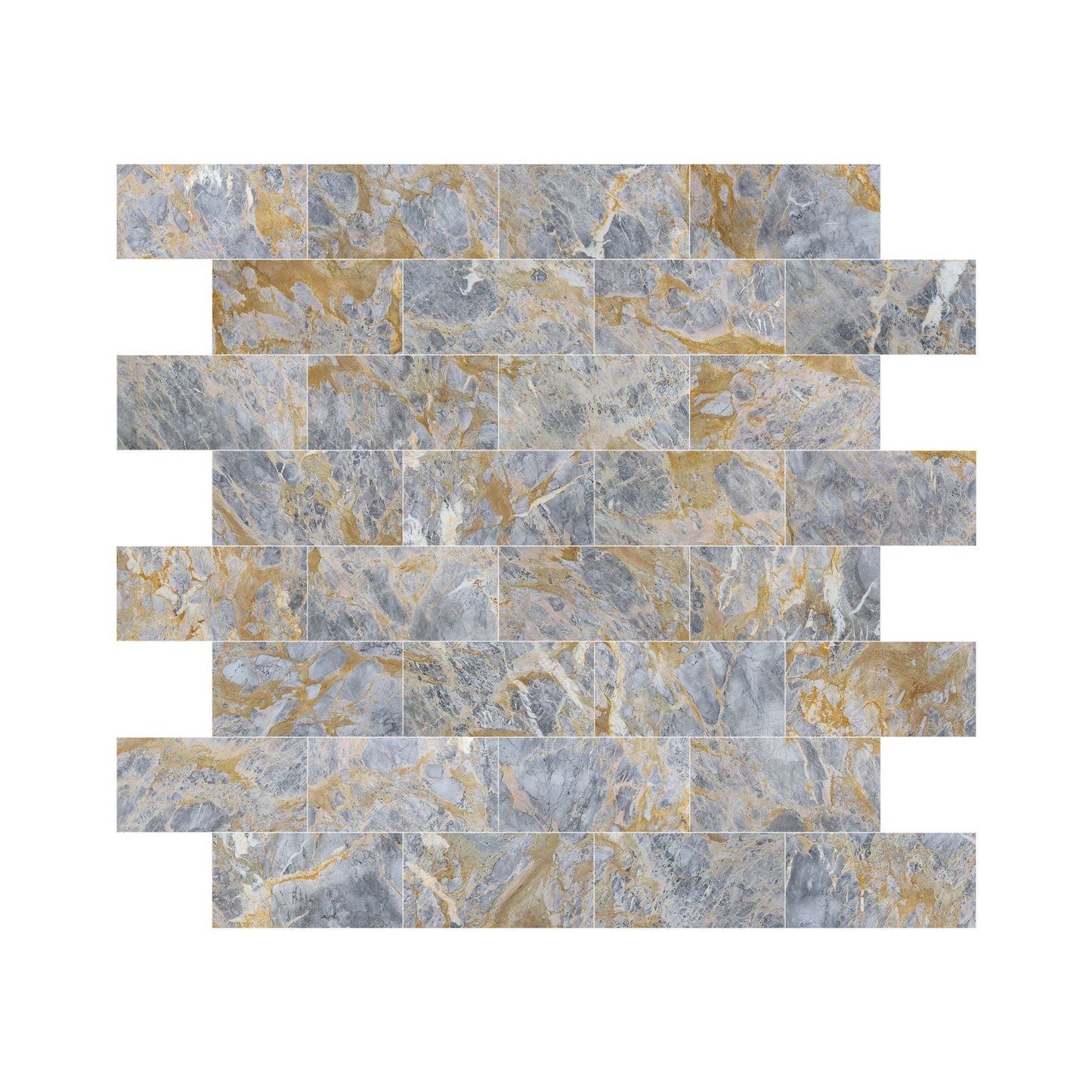 Gris Ardiente Gray Marble Polished Floor and Wall Tile