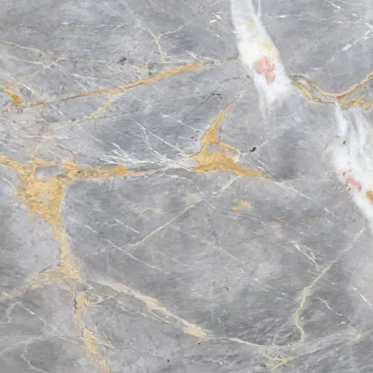 Gris Dorado Gray Bookmatching Polished Marble Slab