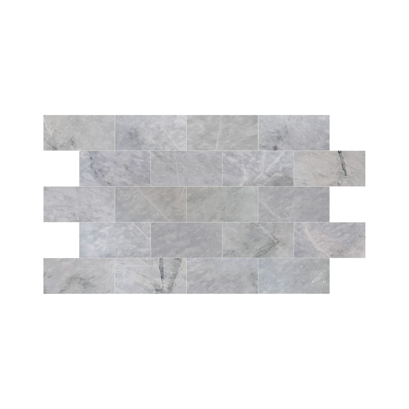 Ice Blue White Marble Polished Floor and Wall Tile