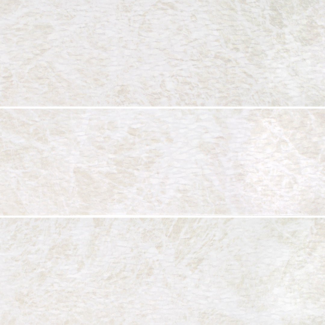 Ice White Glossy, 6" x 24" - Porcelain Tile - view 8