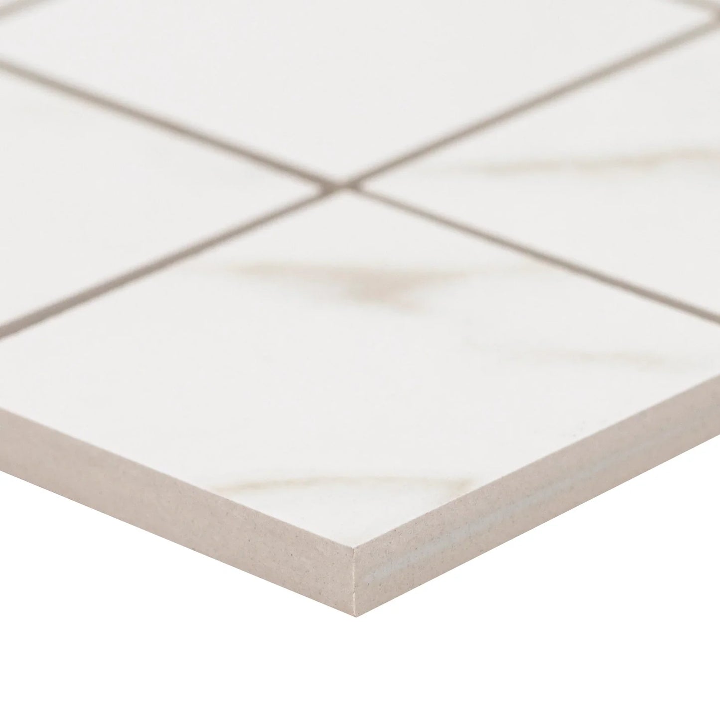 MSI Kaya Calacatta Lucca Porcelain Mosaic Wall and Floor Tile