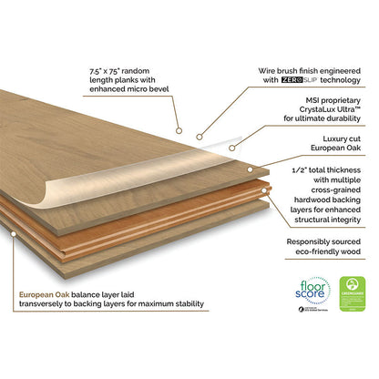 MSI Ladson®Bramlett Engineered Hardwood Flooring