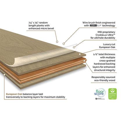 MSI Ladson®Whitlock Engineered Hardwood Flooring