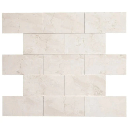 Light Pearl Beige Marble Floor and Wall Tile Polished 12"x24"