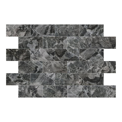 Manhattan Gray Marble Polished Floor and Wall Tile