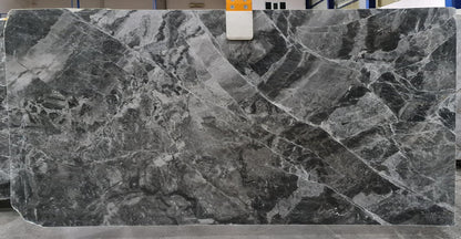 Manhattan Gray Bookmatching Polished Marble Slab