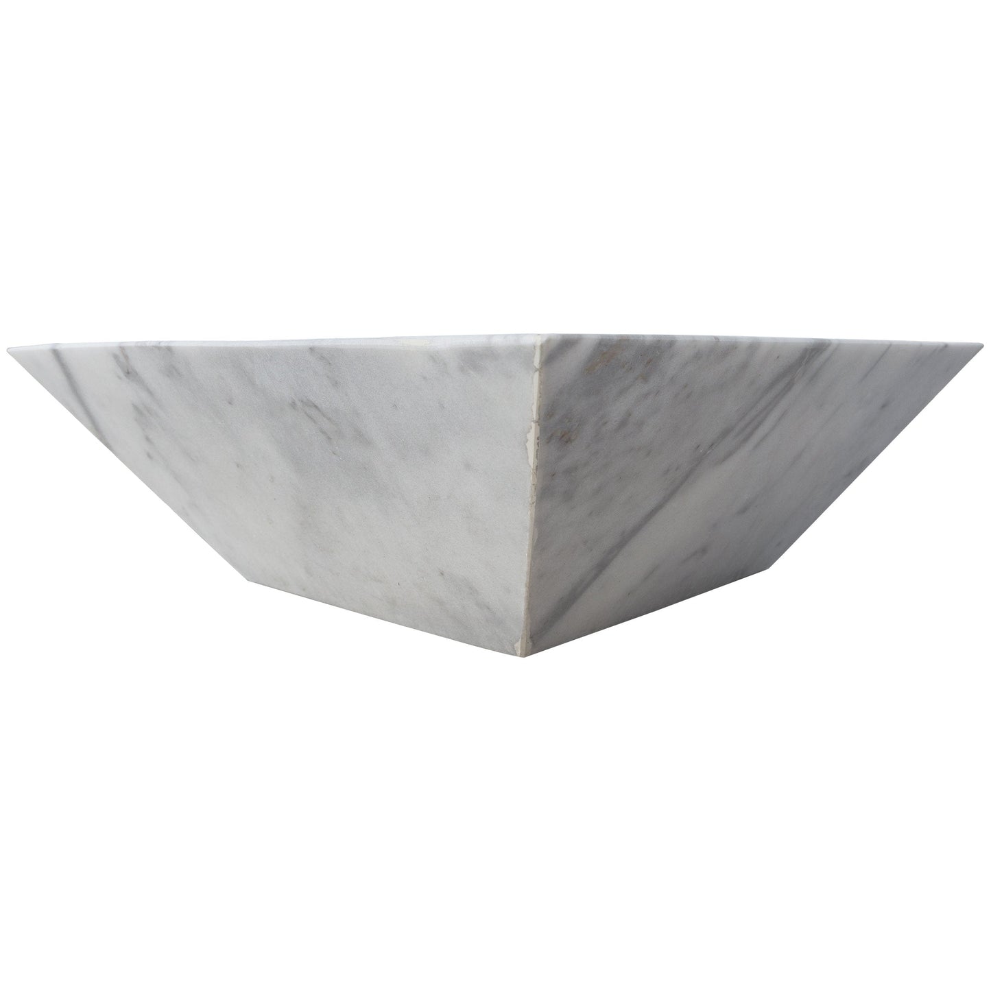 Turkish Carrara White Marble Natural Stone Fire Pit