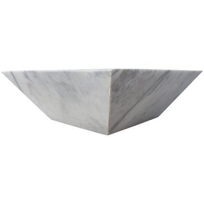 Turkish Carrara White Marble Natural Stone Fire Pit