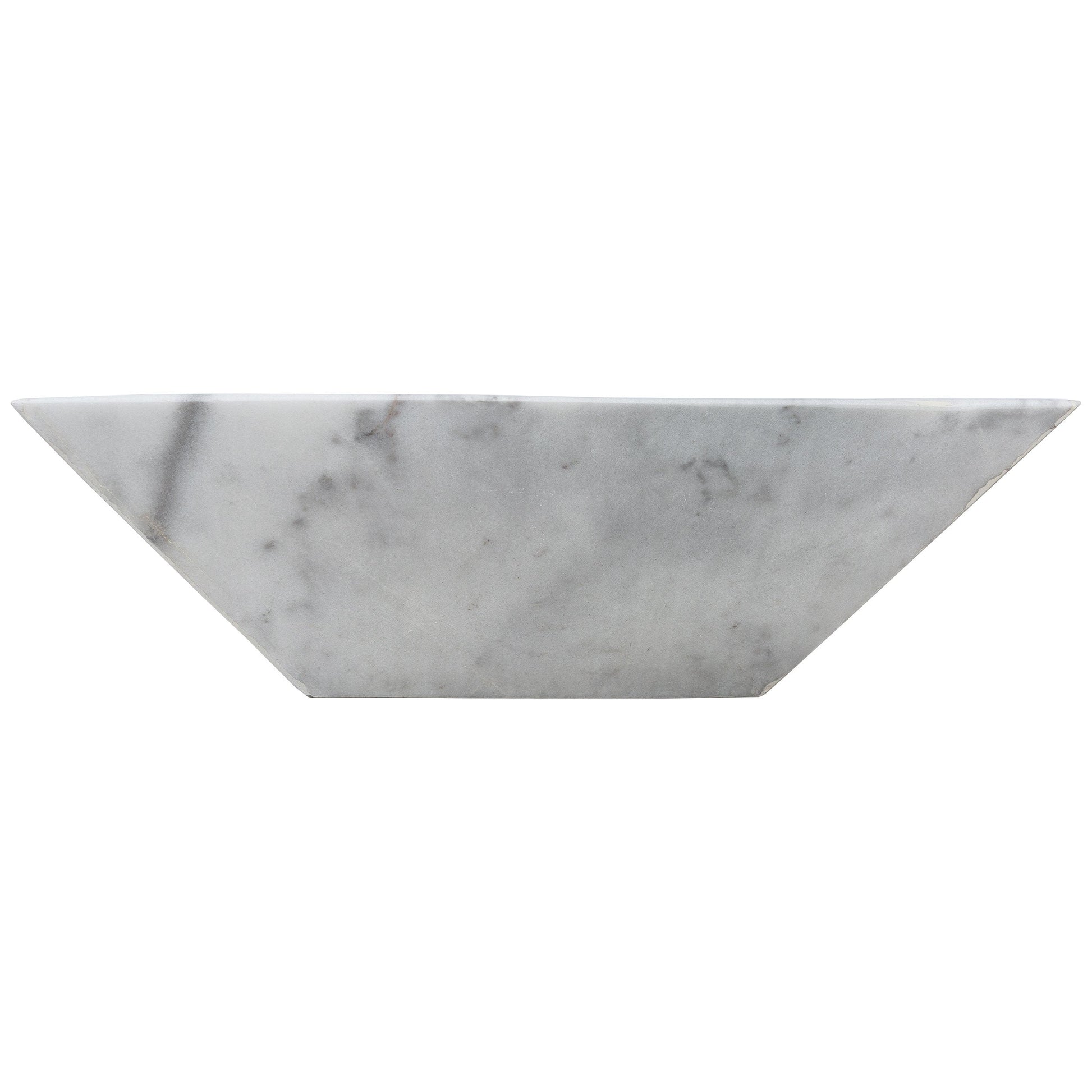 Turkish Carrara White Marble Natural Stone Fire Pit