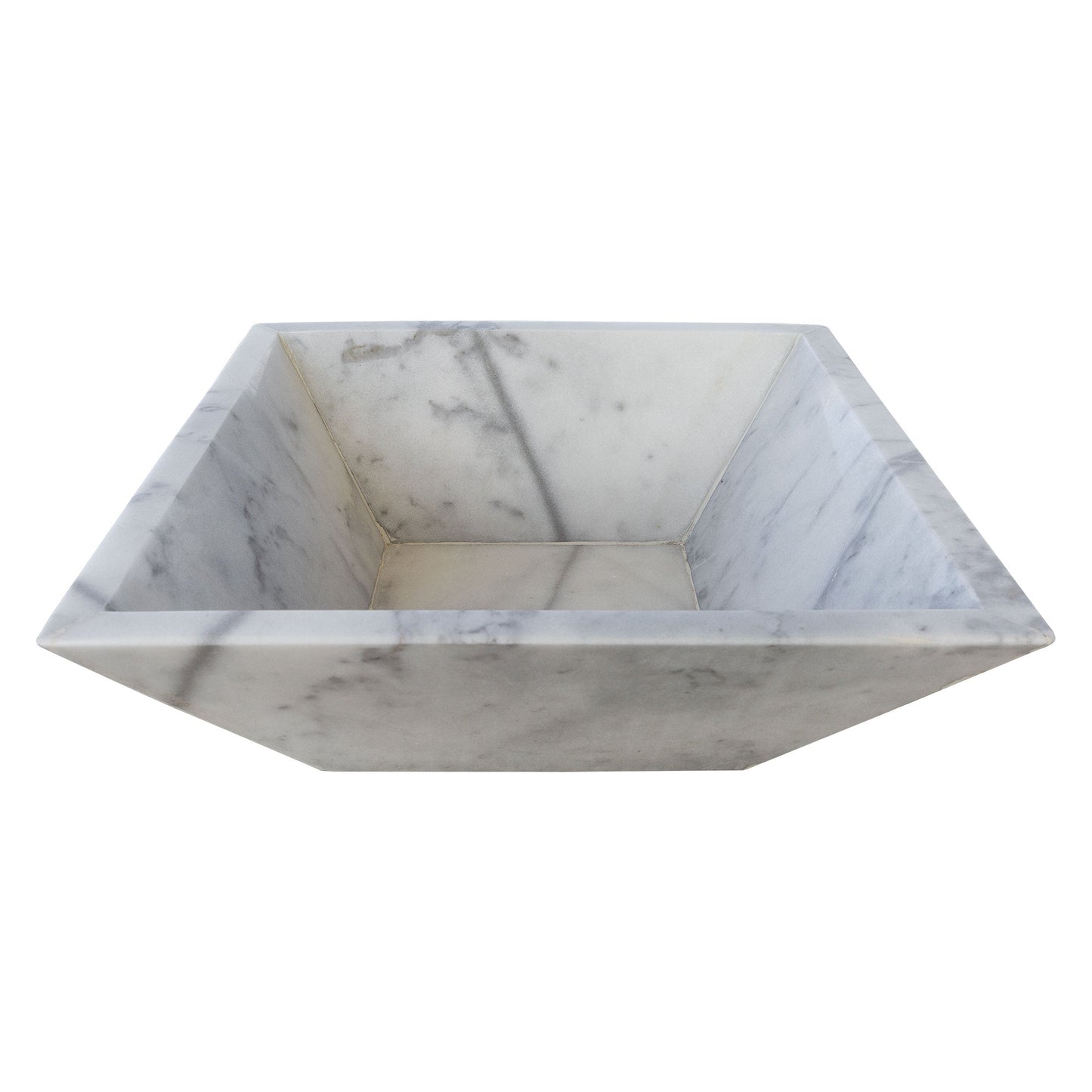 Turkish Carrara White Marble Natural Stone Fire Pit