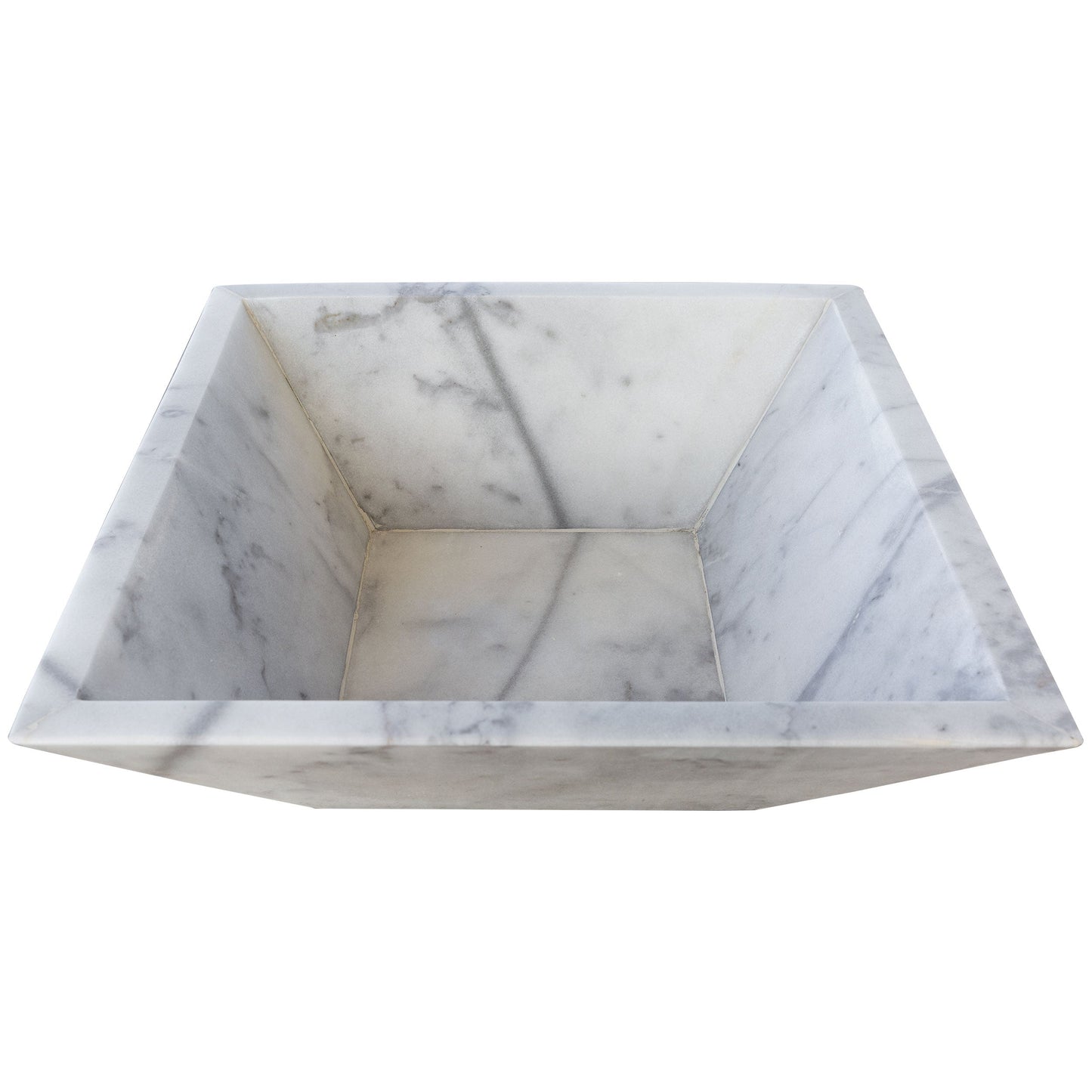 Turkish Carrara White Marble Natural Stone Fire Pit