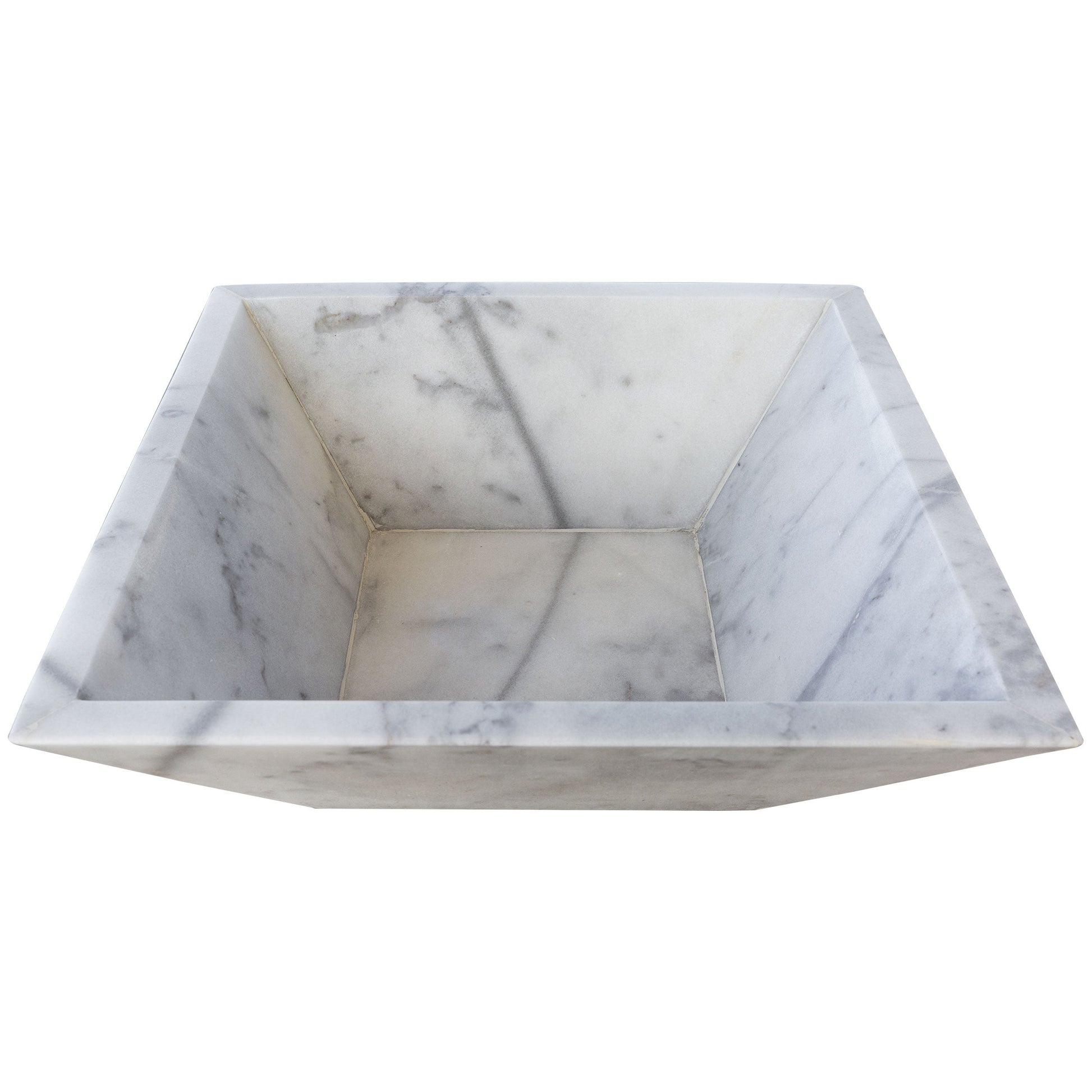Turkish Carrara White Marble Natural Stone Fire Pit