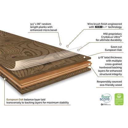 MSI Mccarran®Clayborne Engineered Hardwood Flooring