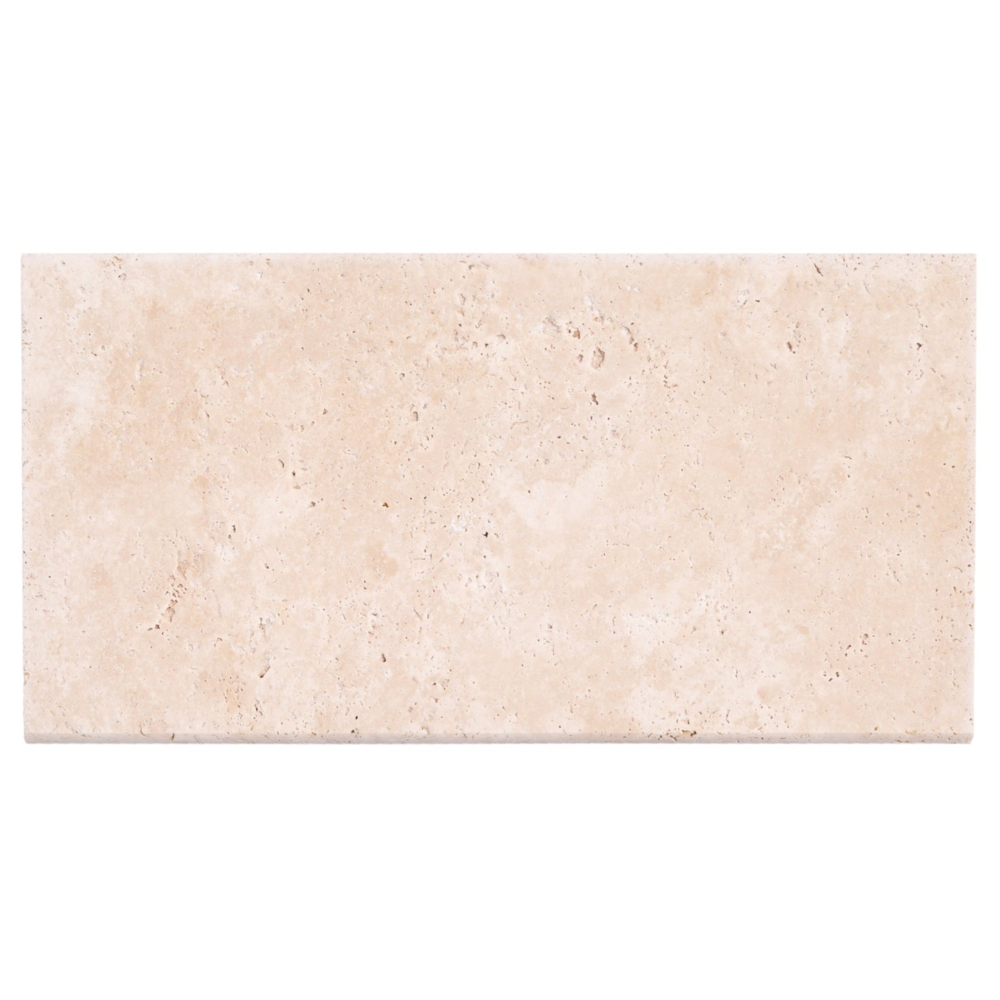 Travertine 12"x24" Miletos Ivory Tumbled Pool Coping