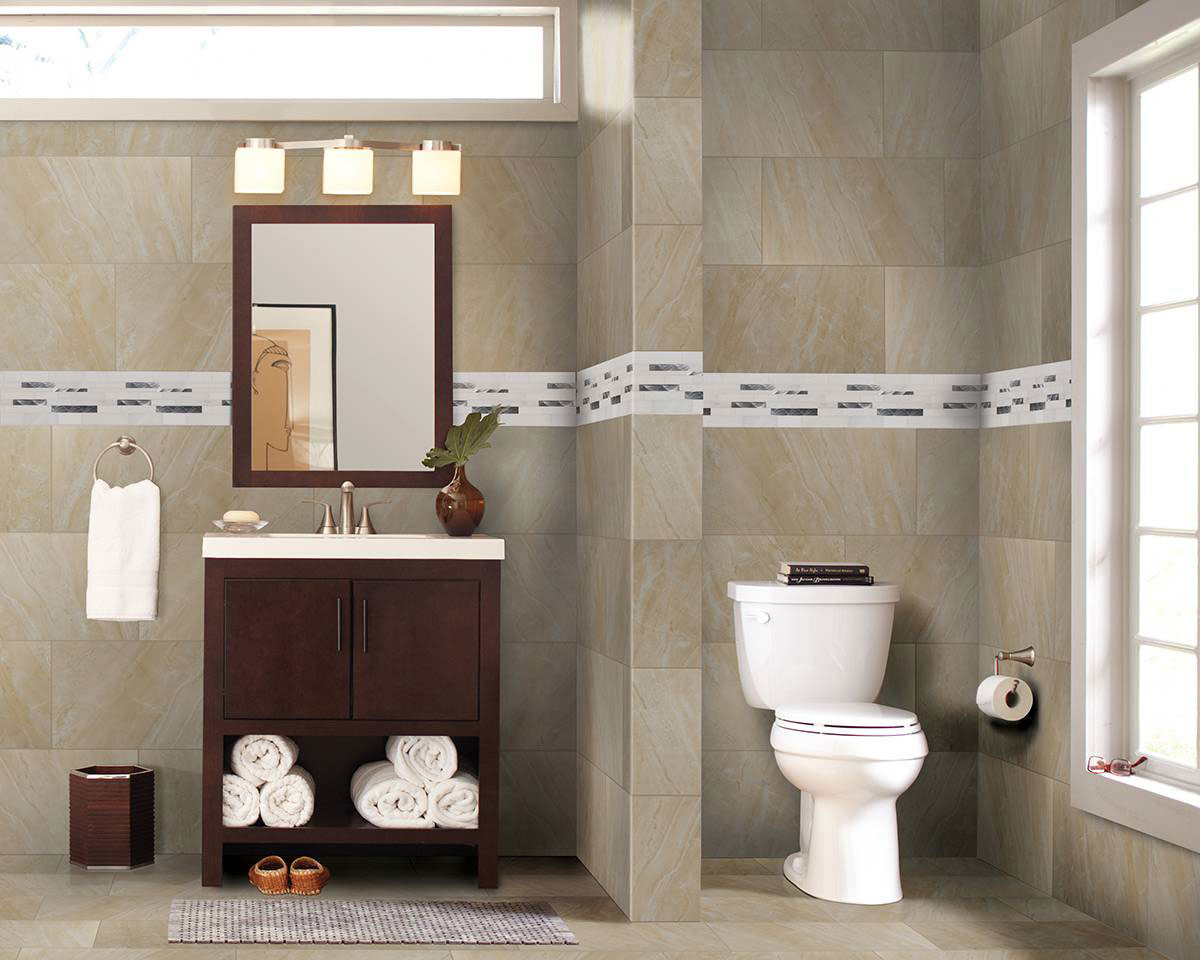 MSI Moderno Blanco Glass & Metal Tile