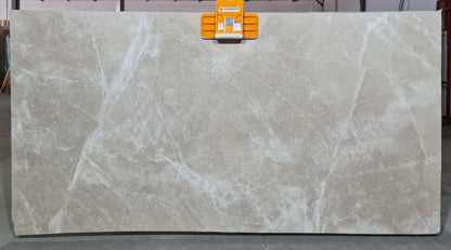 Moon Cream Bookmatching Polished Marble Slab