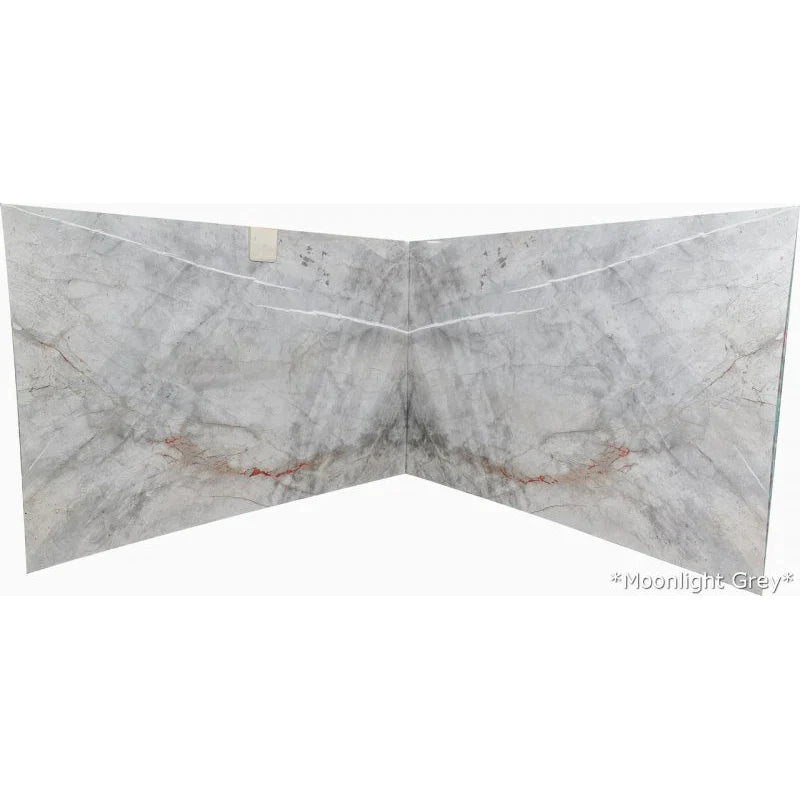 Moonlight Gray Bookmatching Polished Marble Slab