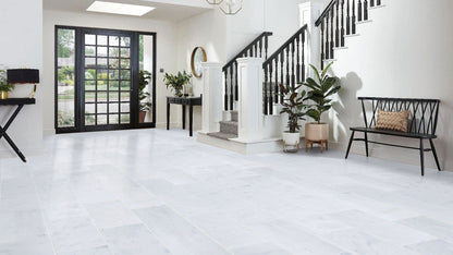 Mugla White Marble Tiles Polished Floor and Wall Tile