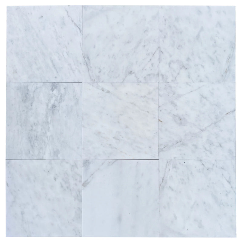 Mugla White Marble Tiles Polished Floor and Wall Tile