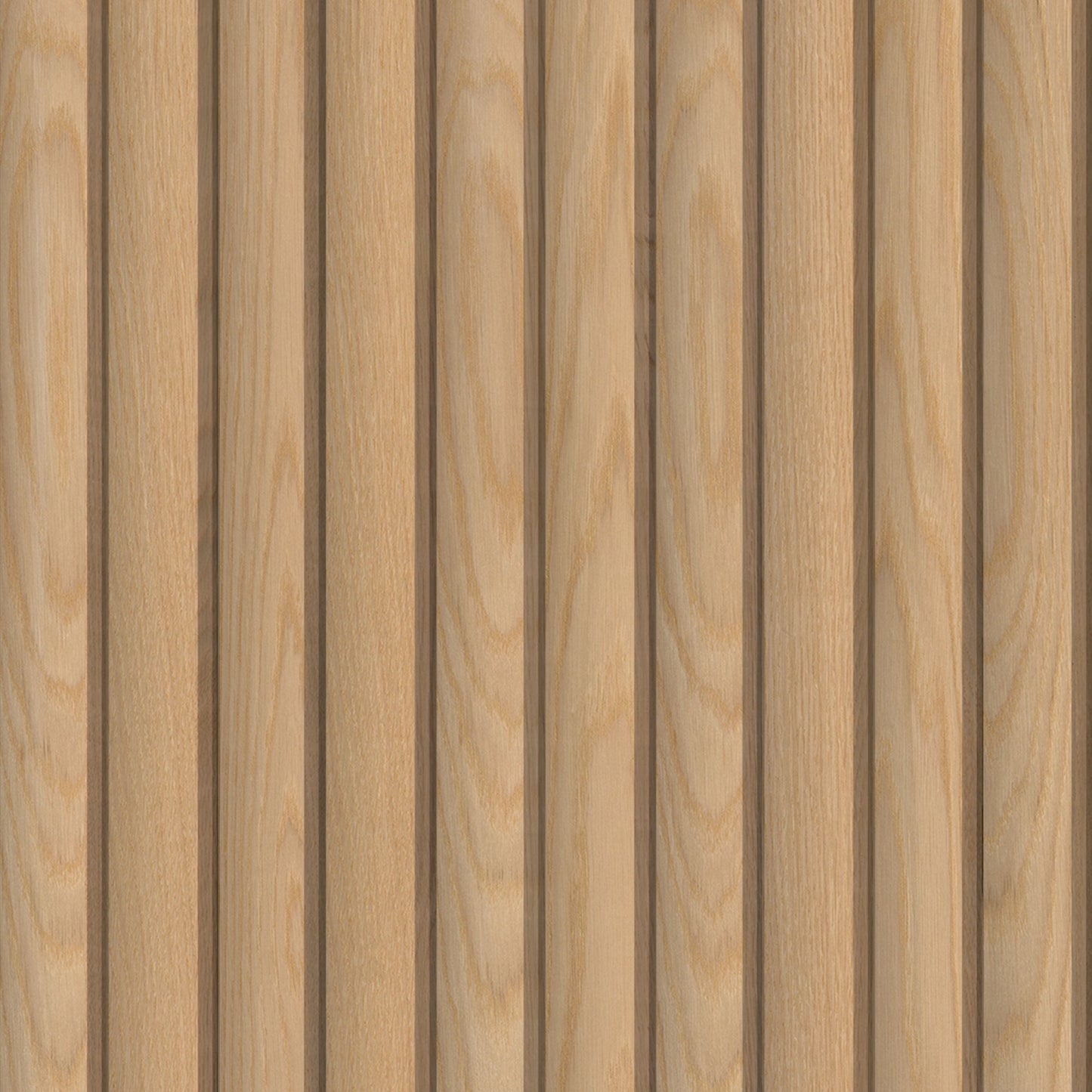 MSI Natural Reeded Acoustic Wood Slat Panels