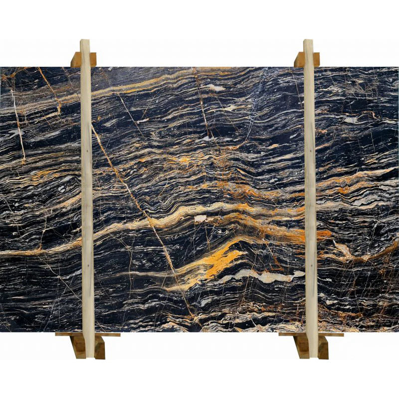 Nero Picasso Bookmatching Polished Marble Slab