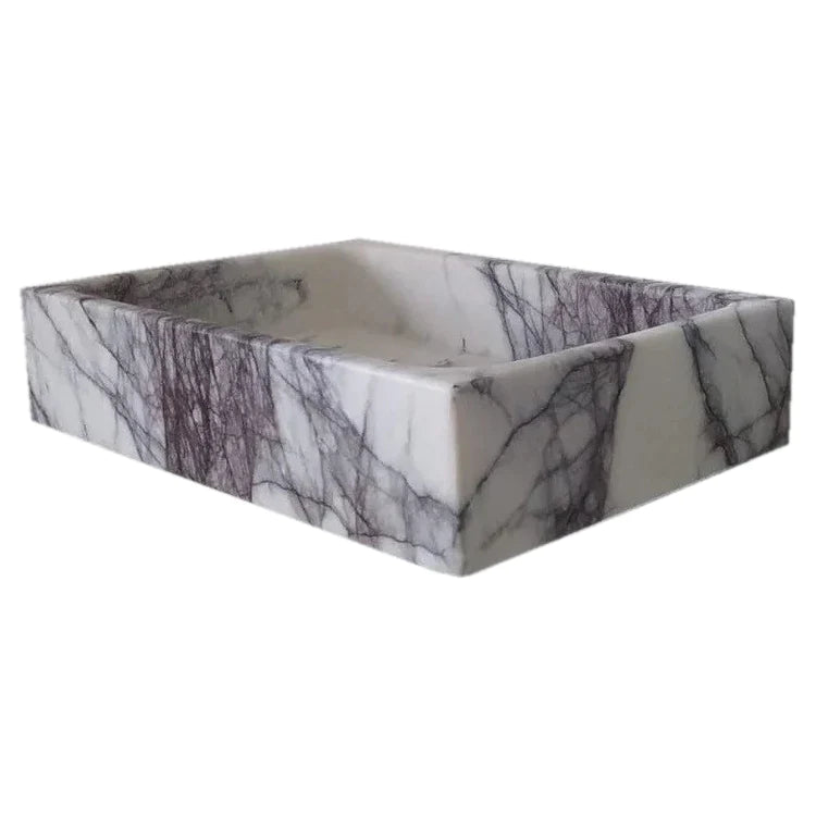 New York Marble Rectangular Wall-mount Bathroom Sink Polished (W)16" (L)24" (H)5"