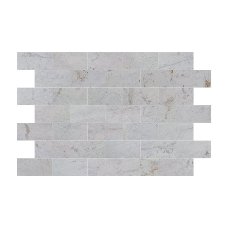 Nimbus White Marble Polished Floor and Wall Tile