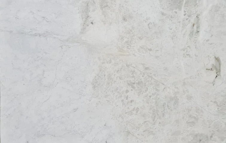 Nimbus White Translucent Bookmatching Polished and Honed Marble Slab