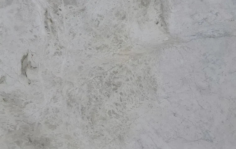 Nimbus White Translucent Bookmatching Polished and Honed Marble Slab