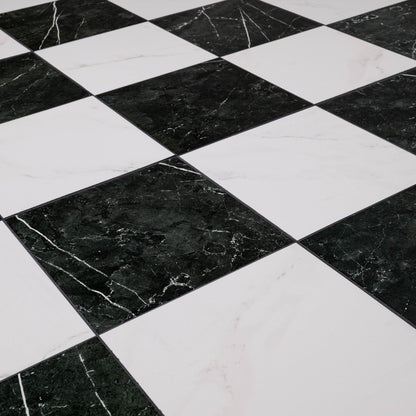MSI Noir Blanc Grid Porcelain Tile