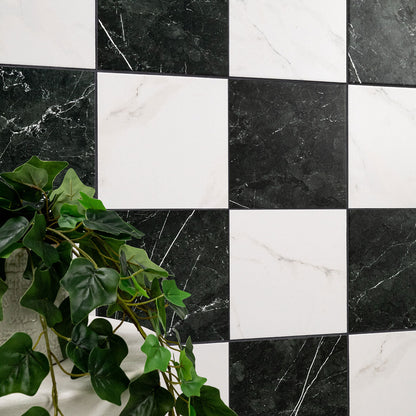 MSI Noir Blanc Grid Porcelain Tile