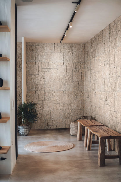 MSI Oakwood Beige Stacked Stone