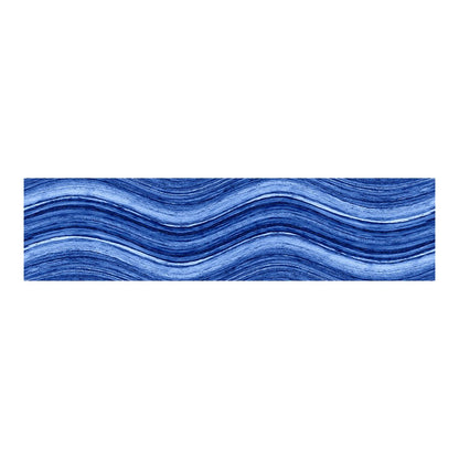 Ocean Wave Cobalt, 6" x 24" - Porcelain Tile - view 7