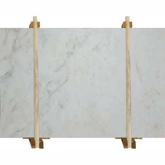 Oliva White Bookmatching Polished Marble Slab